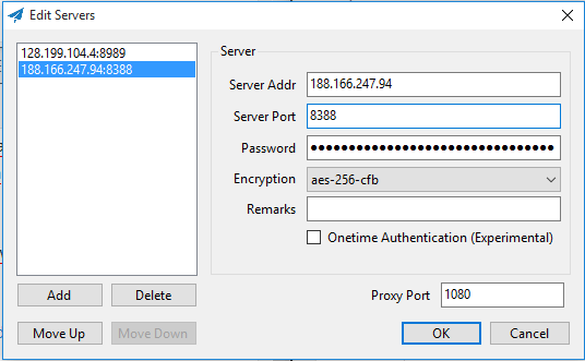 Shadowsocks client