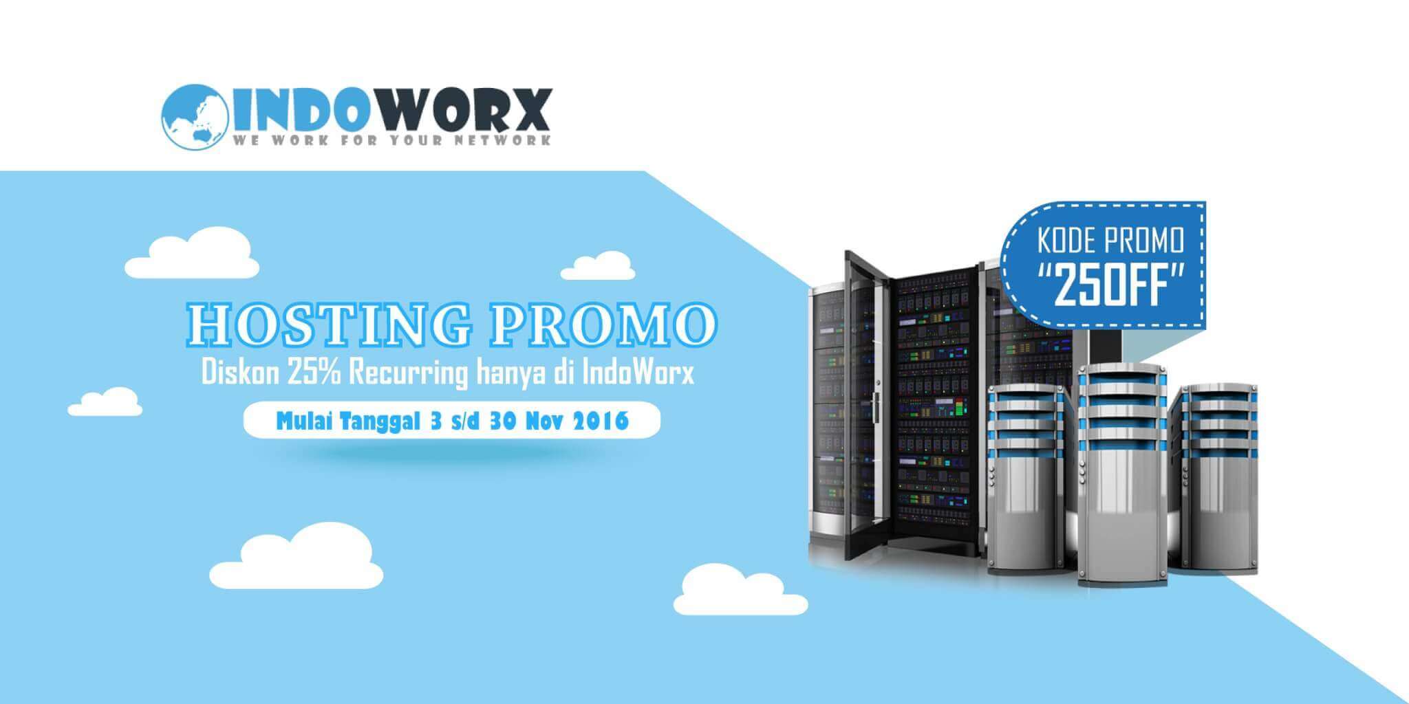 Promo Hosting Diskon 25% Recurring