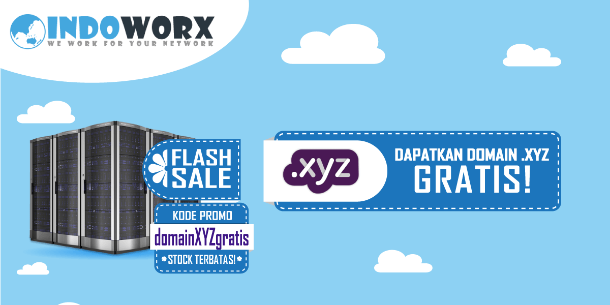 Promo Domain Gratis .XYZ Stock Terbatas!