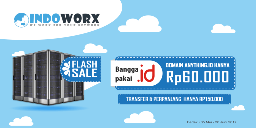 Promo Domain ANYTHING.ID Murah Mulai Rp60.000