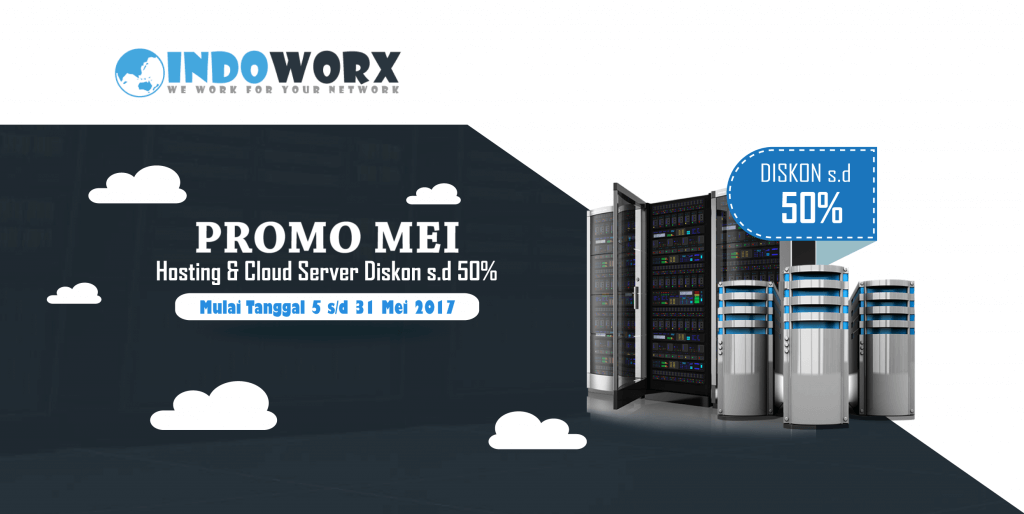 Promo Mei Hosting dan Cloud Server (VPS) Diskon s.d 50%