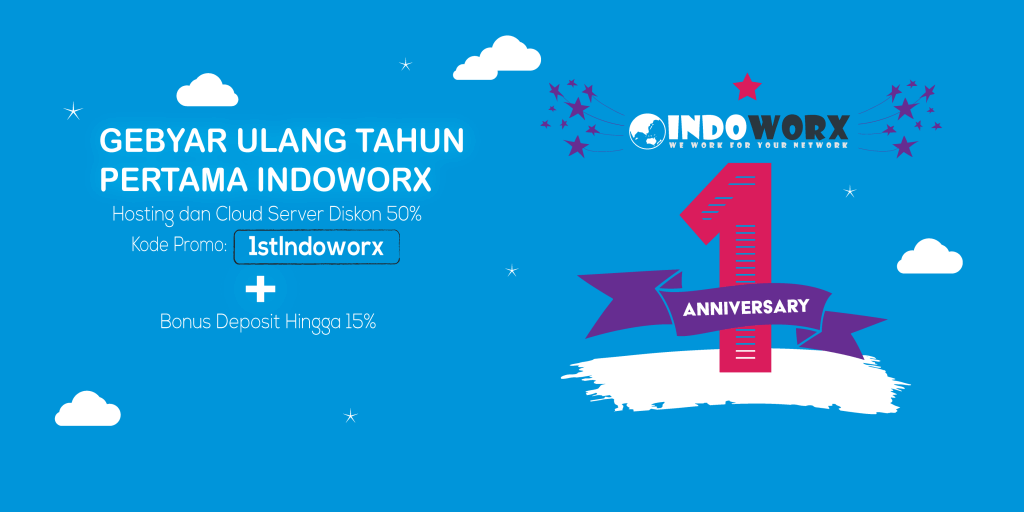 Promo Bonus Deposit Hingga 15% di Gebyar Ulang Tahun Pertama Indoworx