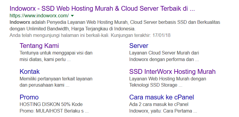 Apa Itu Google Sitelink dan Apa Fungsinya?