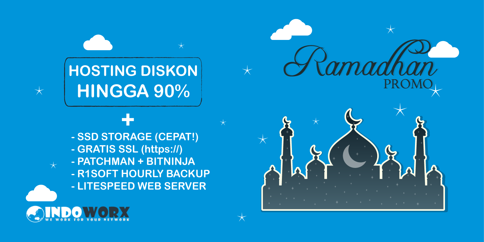 Hosting Diskon Hingga 90% di Promo Ramadhan Mulai dari Rp1.000