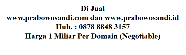 Prabowosandi.com? Ketahui 7 Nama Domain Termahal di Dunia